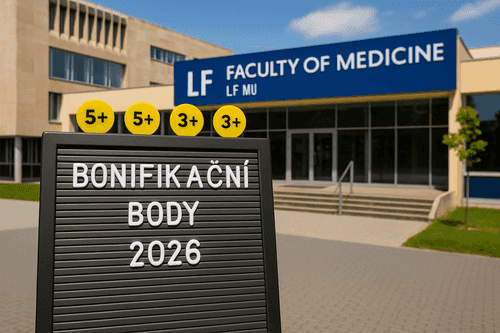 Bonifikační body na LF MU v roce 2026
